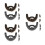 3Jgo Barba Y Autoadhesivas De Para Disfraz De Halloween 9