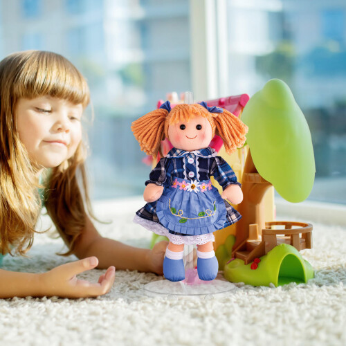 60Pcs Doll Holding Stands Clear Plastic Display Racks for Kids 2