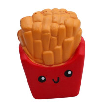 'French fries, soft, fragrant, sweet food, slowly rising fries for stress relief.'