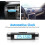Innovative Dashboard Decor, Temperature Display With Digital Backlight Clock, 3-In-1 Functionality For Time Date And Temp, Blue Backlight Illuminates 6