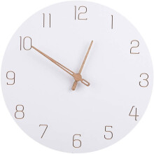 Non-Ticking Quartz Mechanism Clock, Easy To Read With Exquisite Rose Gold Finish For Your Kitchen, Dining Room, Or Home Office