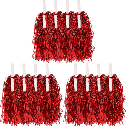 72Pièces Pompons Cheerleading Éclatants Pour Enfants Adultes 1