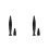2Pièces Colle Ongles Nail Drill Noire Adhésive Résistante 10