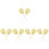 10Pcs Multipurpose Yellow Lollipop Photo Props Foam Plastic 7