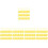 500Pcs Yellow Plastic Label Cable Ties Self-Locking for Cable Fixing 5