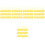 500Pcs Yellow Plastic Label Cable Ties Self-Locking for Cable Fixing 4