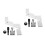 6Pièces Kit Complet Calage Et Blocage Acier 45#fer Usage Auto 10