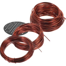 3Sets Brown Copper Bonsai Wire for DIY Tree Training and Plant Support