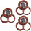 3Sets Brown Copper Bonsai Wire for DIY Tree Training and Plant Support 6