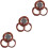 3Sets Brown Copper Bonsai Wire for DIY Tree Training and Plant Support 5
