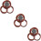 3Sets Brown Copper Bonsai Wire for DIY Tree Training and Plant Support 9