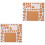 2Pz Set Template Quilling Carta Strumenti Precisi Per DIY 5