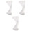 3000Pcs Clear Plastic Tag Fasteners Snap Lock Security Loop for Stores 4
