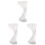 3000Pcs Clear Plastic Tag Fasteners Snap Lock Security Loop for Stores 3