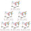 66Pz Clips Colorate Per Donne Con Design E Alla Moda 11