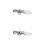 2Pcs Quick Release Bike Seatpost Clamp Silver Aluminum Alloy Durable 10