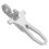 2Pcs Quick Release Bike Seatpost Clamp Silver Aluminum Alloy Durable 3