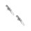 2Pcs Quick Release Bike Seatpost Clamp Silver Aluminum Alloy Durable 7