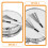 3Paires Balais Drum Acier Carbone Bois Érable Portable 10
