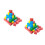 200Pièces Petits Cubes En Bois Colorés Pour Bricolage Durable 6