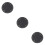 3Pcs Round Black PU Bag Bottom Base Durable Pad for Handmade Bag DIY 9