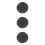 3Pcs Round Black PU Bag Bottom Base Durable Pad for Handmade Bag DIY 8