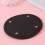 3Pcs Round Black PU Bag Bottom Base Durable Pad for Handmade Bag DIY 10