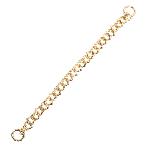 2Pz Catena Borsa Donna in Zinco Dorata E Resistente 1