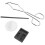 4Sets Ceramic Crucible and Iron Ingot Mold Metal Melting Tool Kit 3