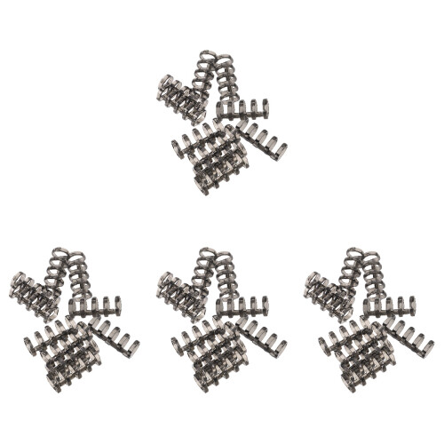 40Pcs Lightweight Plastic 5-Rings Binder Rings for Notebook Repair 2