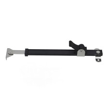 4Sets Aluminum Sliding Window Locks Black Retractable Home Security