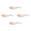 4St Wit Plastic Dieren Kit Voor Kinderen Met Net Observatie Box 8