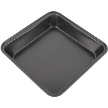 3Pcs Multipurpose Black Steel Pizza Baking Tray Set for Oven Use