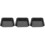 3Pcs Multipurpose Black Steel Pizza Baking Tray Set for Oven Use 5