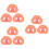 9Pcs Durable Pink Pig Nose Mask Elastic Strap for Party Use 7