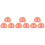 9Pcs Durable Pink Pig Nose Mask Elastic Strap for Party Use 4