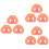 9Pcs Durable Pink Pig Nose Mask Elastic Strap for Party Use 6
