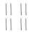 8Pcs Durable Grey Wood Eyebrow Pencil Waterproof Sweatproof Makeup 9