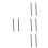 8Pcs Durable Grey Wood Eyebrow Pencil Waterproof Sweatproof Makeup 8