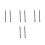 8Pcs Durable Grey Wood Eyebrow Pencil Waterproof Sweatproof Makeup 6