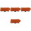 4Pcs Professional Orange Bass Guitar Muting Sound Strap Accessory 3