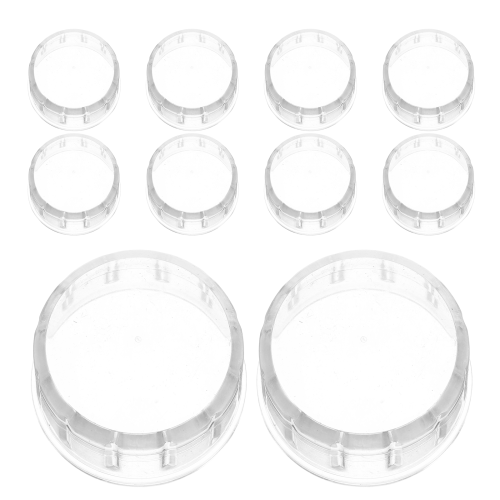 50Pz Coperchi Per Mason Jar Shaker Trasparenti E Facili Da Pulire 1