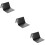 3Pcs Durable PU Black Wallet Trick Prop for Magician Beginners 11