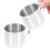 8Pz Pitcher Schiuma Latte in Acciaio Per E Salse Con Manico 6