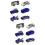 12St Auto Speelgoed Assorti Kleuren Pull Back Batterij 7