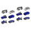 12St Auto Speelgoed Assorti Kleuren Pull Back Batterij 4