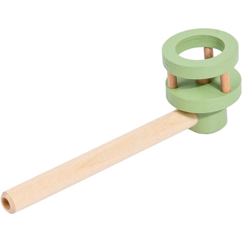 5Pz Gioco Soffio Palline Legno Colorate Per Bambini 1