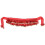 5Pz Sciarpa Belly Dance Brillante Rosso Paillettes 2