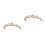 2Pz Tiara Dorata in Per Bambina Elegante Per Party 5