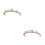 2Pz Tiara Dorata in Per Bambina Elegante Per Party 4